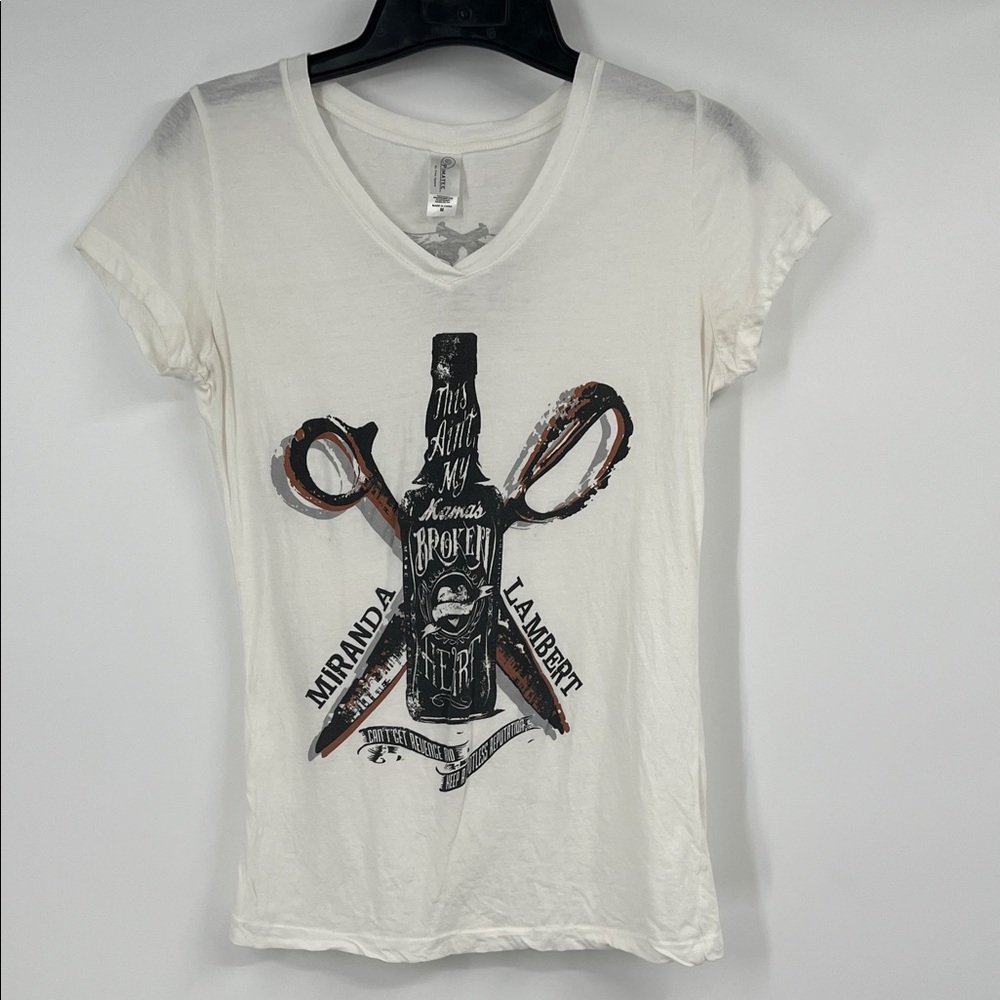 Miranda Lambert V Neck Tee Shirt Mamas Broken Heart Size Medium